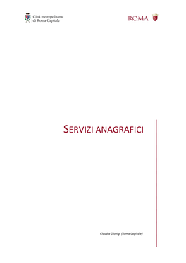 Servizi Anagrafici