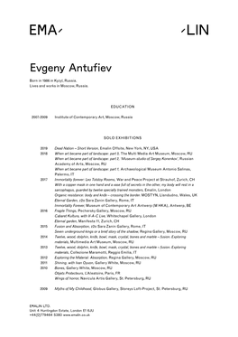 Evgeny Antufiev