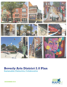 Beverly Arts District 2.0 Plan 1 | P a G E DECEMBER 2018