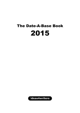 The Date-A-Base Book 2015