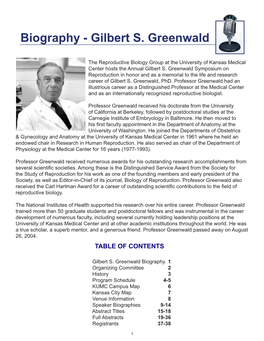 Biography - Gilbert S