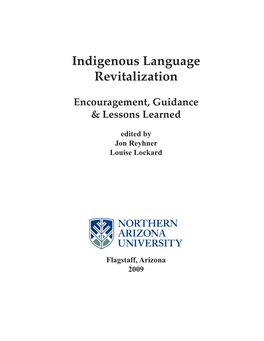 Indigenous Language Revitalization