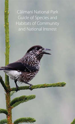 Călimani National Park Guide of Species and Habitats of Community and National Interest Introductory Note