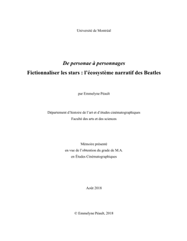 L'écosystème Narratif Des Beatles