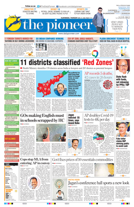 11 Districts Classified