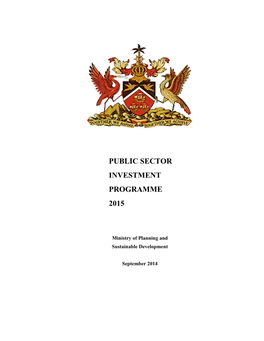Public Sector Investment Programme 2015