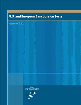 US and European Sanctions on Syria