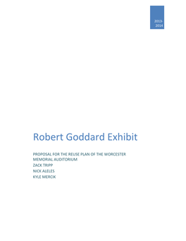 Robert Goddard Exhibit