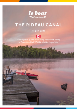 Download the Rideau Canal Regional Guide