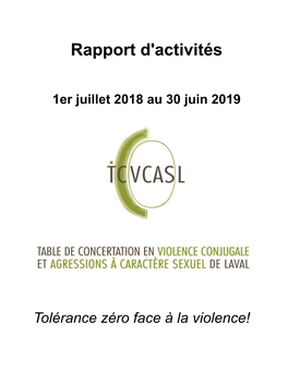 Rapport 2018-2019