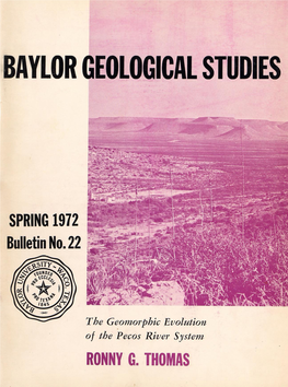 Baylor Geological Studies