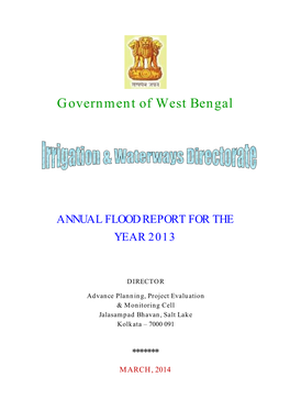 Annual Flood Report 2013