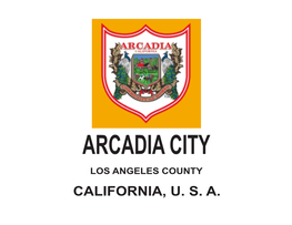 Arcadia City Los Angeles County California, U