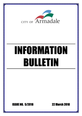 Issue No. 5/2018 Bulletin