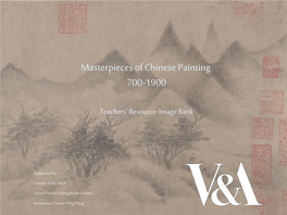 Masterpieces of Chinese Painting 700-1900