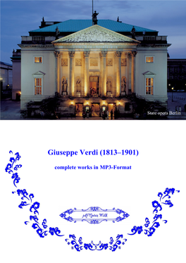 Verdi Complete Works –