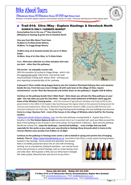 Download Trail 614 Printable Pdf with Map & Directions
