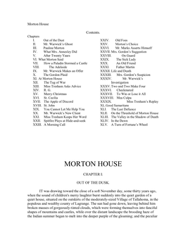 Morton House