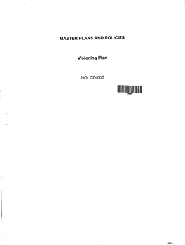 Master Plans and Policies