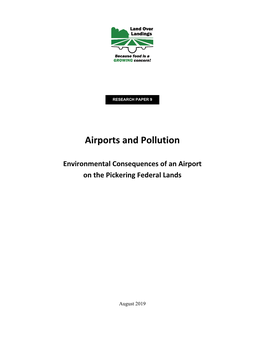 Airports and Pollution