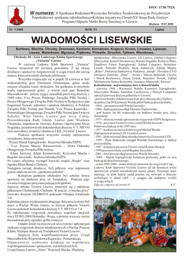 Wiadomości Lisewskie