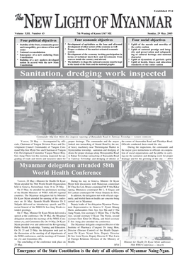 Sanitation, Dredging Work Inspected