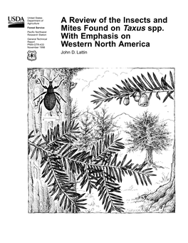 A Review of the Insects and Mites Found on Taxus Spp