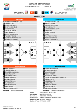 Palermo Sampdoria