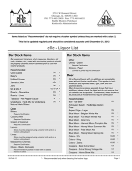 Crc-Liquor-List-March-2012.Pdf