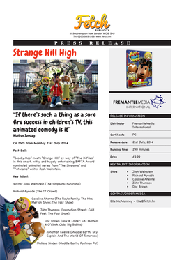 Strange Hill High