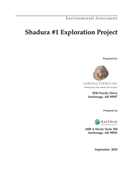 Shadura #1 Exploration Project