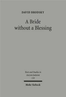 A Bride Without a Blessing