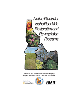 Native Plants for Idaho Roadside Restoration and Revegetation Programs