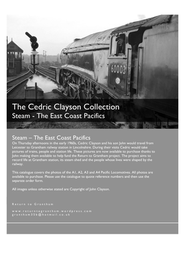 The Cedric Clayson Collection Steam - the East Coast Pacifics