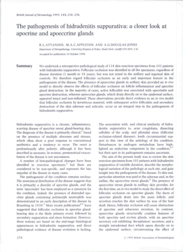 The Pathogenesis of Hidradenitis Suppurativa: a Closer Look at Apocrine and Apoeccrine Glands