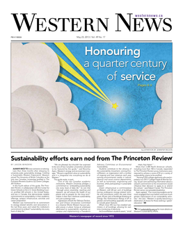 Sustainability Efforts Earn Nod from the Princeton Review