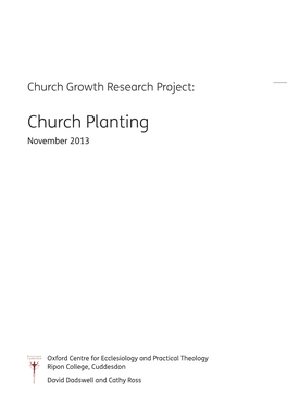 Church Planting November 2013