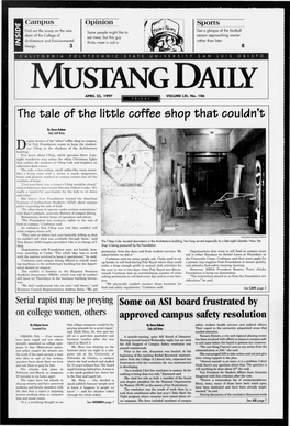 Mustang Daily, April 25, 1997