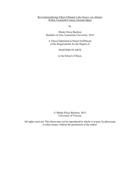 Uvic Thesis Template