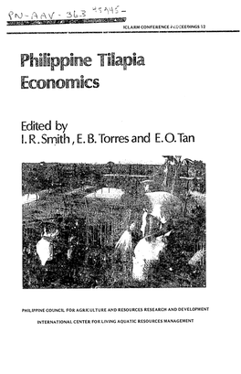 Philippine Tilapia Economnics