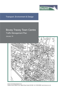 Bovey Tracey Town Centre Traffic Management Plan