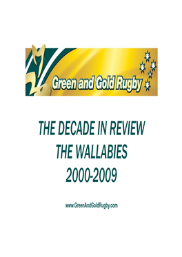 The Decade in Review the Wallabies 2000-2009