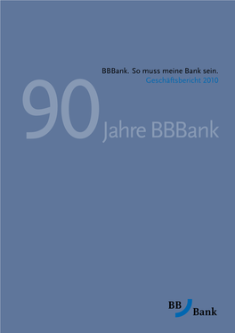 90Jahre Bbbank