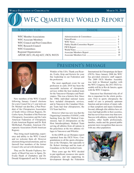 WFC Quarterly World Report