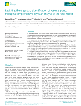 Revisiting the Origin and Diversification of Vascular Plants