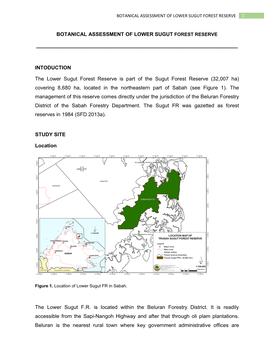 Botanical Assessment for Batu Punggul and Sg