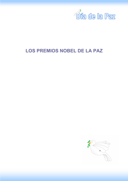 Los Premios Nobel De La Paz