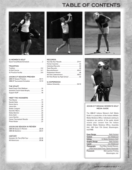 Erin Carney Then Won It Twice in a Indiana Player to Earn Medalist Honors at the Con- Row from 1998-99