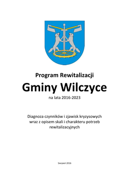Gminy Wilczyce Na Lata 2016-2023