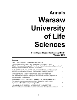 Warsaw University of Life Sciences